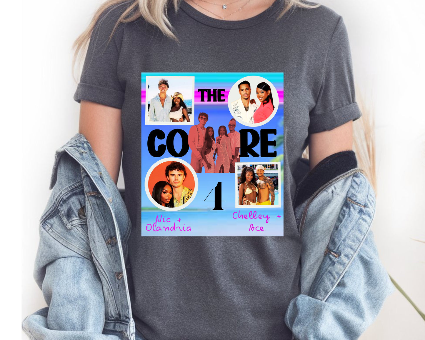 Nicolandria and Chellace love island inspired fan sweatshirt or Tshirt unisex