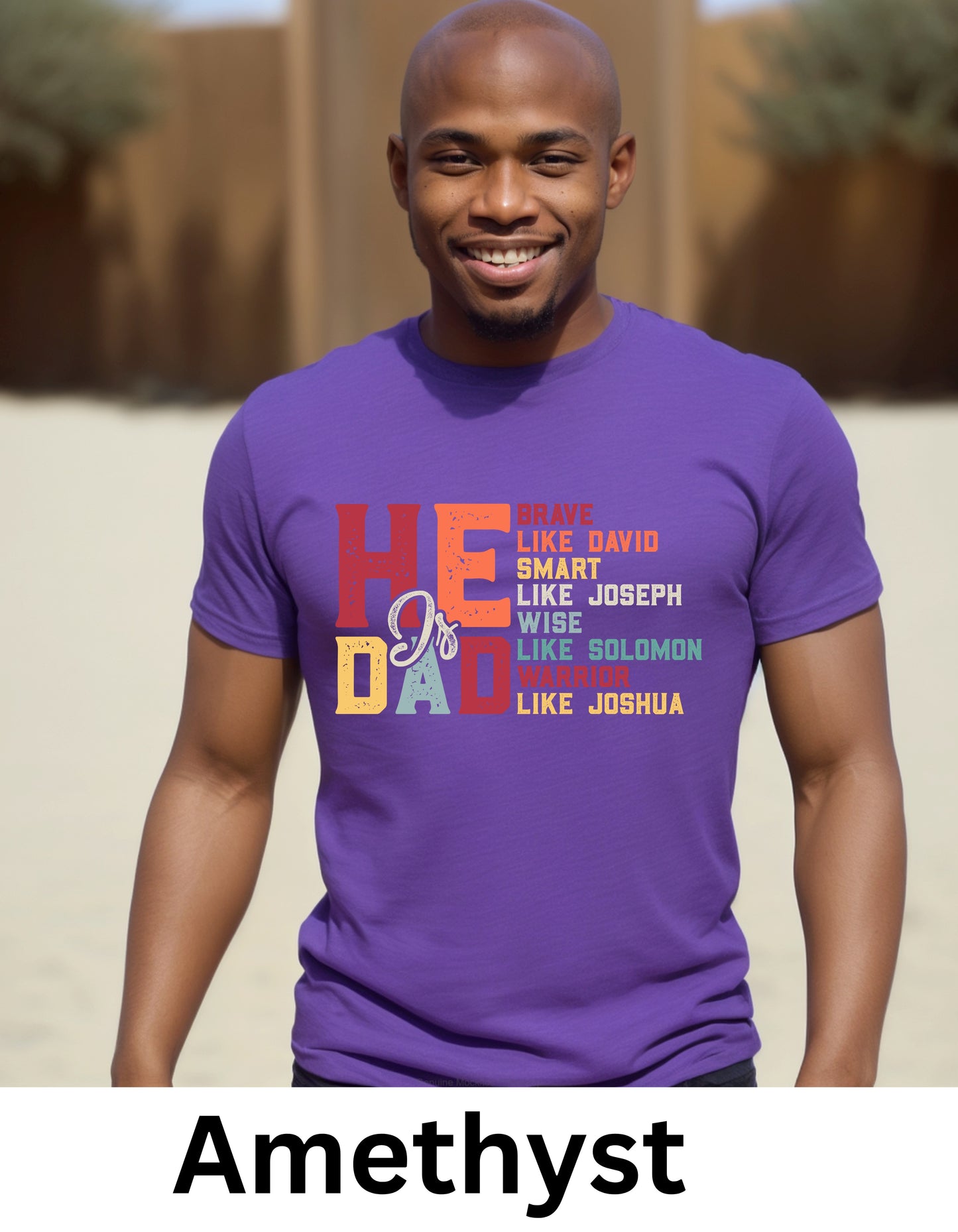 He is Dad like Joshua, David Solomon sweatshirt or Tshirt (Copy)
