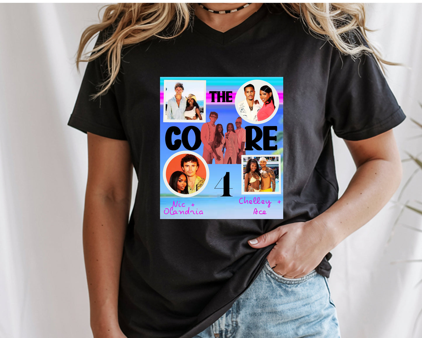 Nicolandria and Chellace love island inspired fan sweatshirt or Tshirt unisex