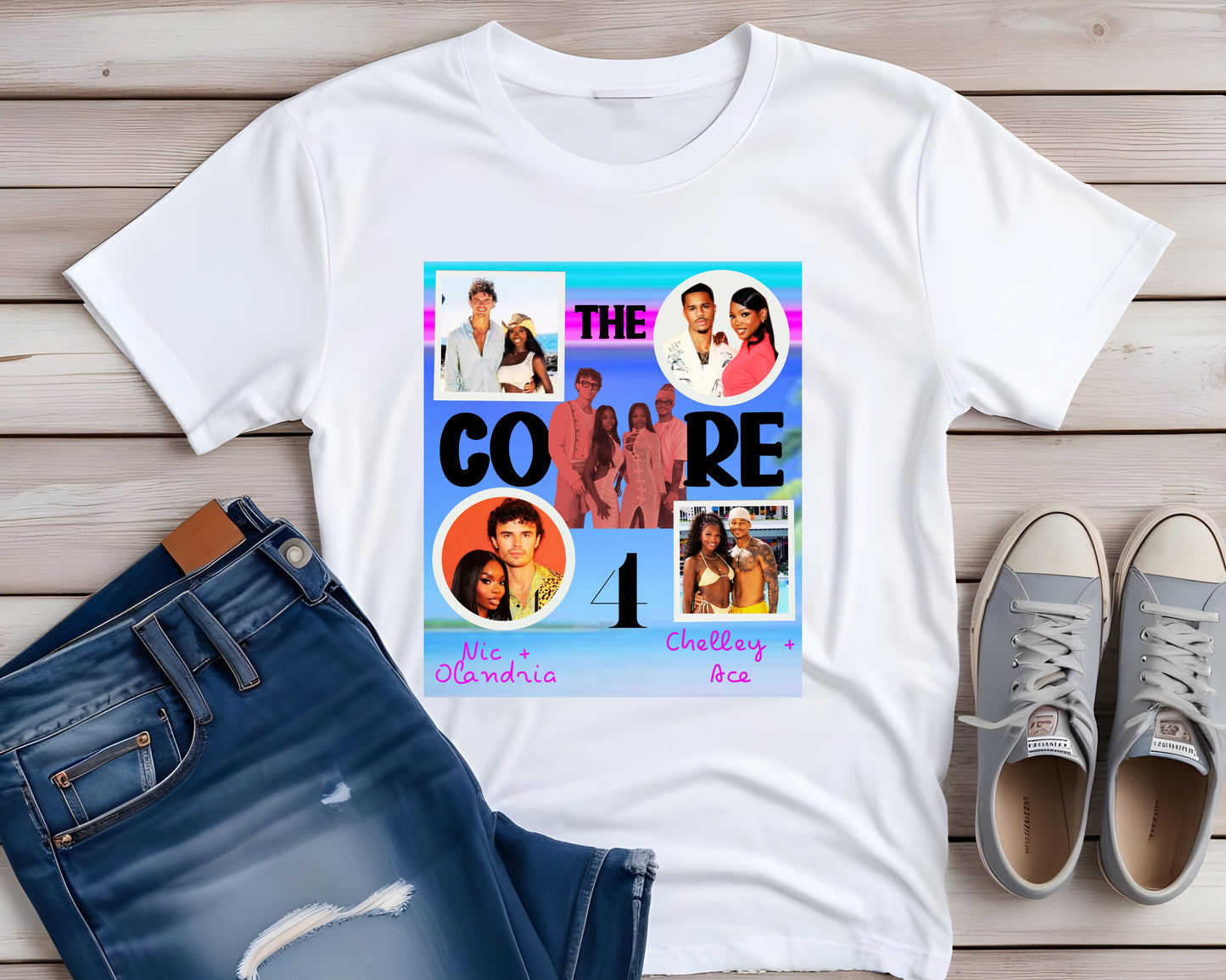 Nicolandria and Chellace love island inspired fan sweatshirt or Tshirt unisex