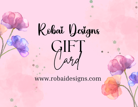 Robai Designs Gift card for all occasions