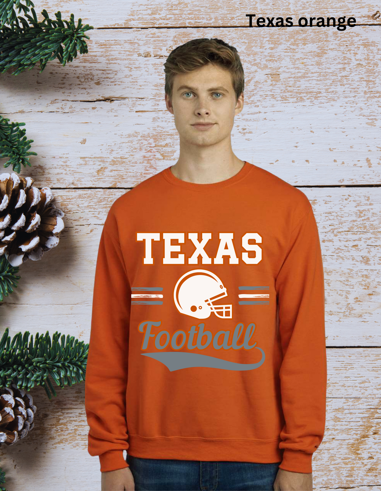 Texas college football sweatshirt or Tshirt,sweatshirt letters and shiny