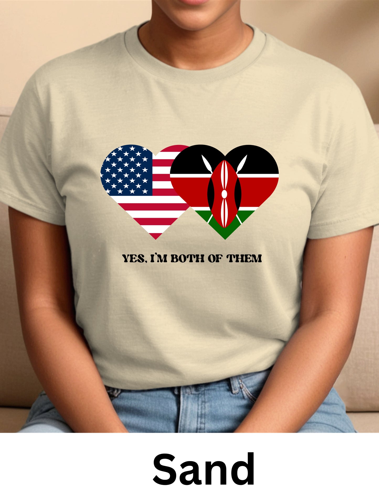 Yes I’m from both with 2 countries flags Ghana  USA dual nationality  patriotic sweatshirt or Tshirt unisex