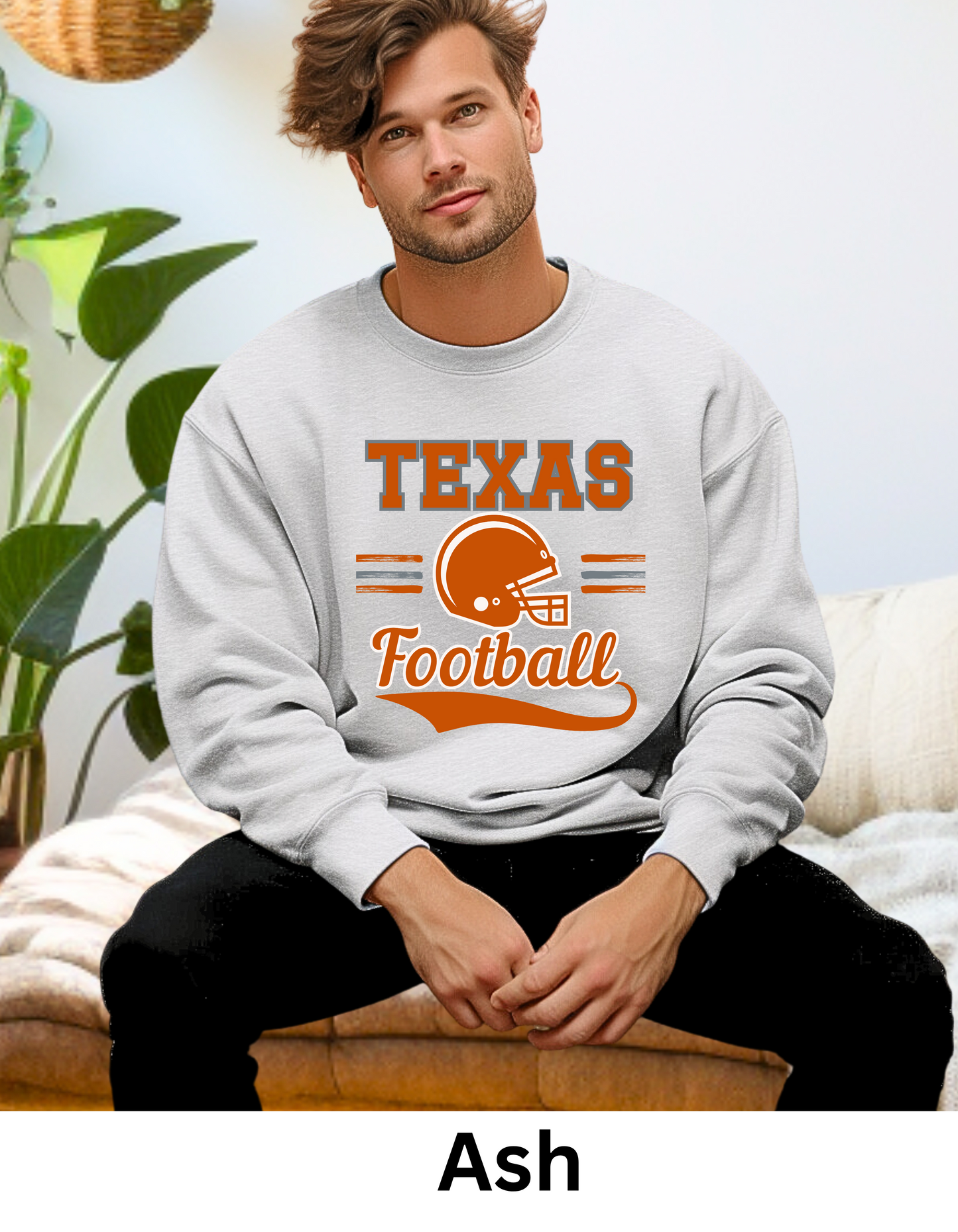 Texas college football sweatshirt or tshirts and shiny football (Copy)