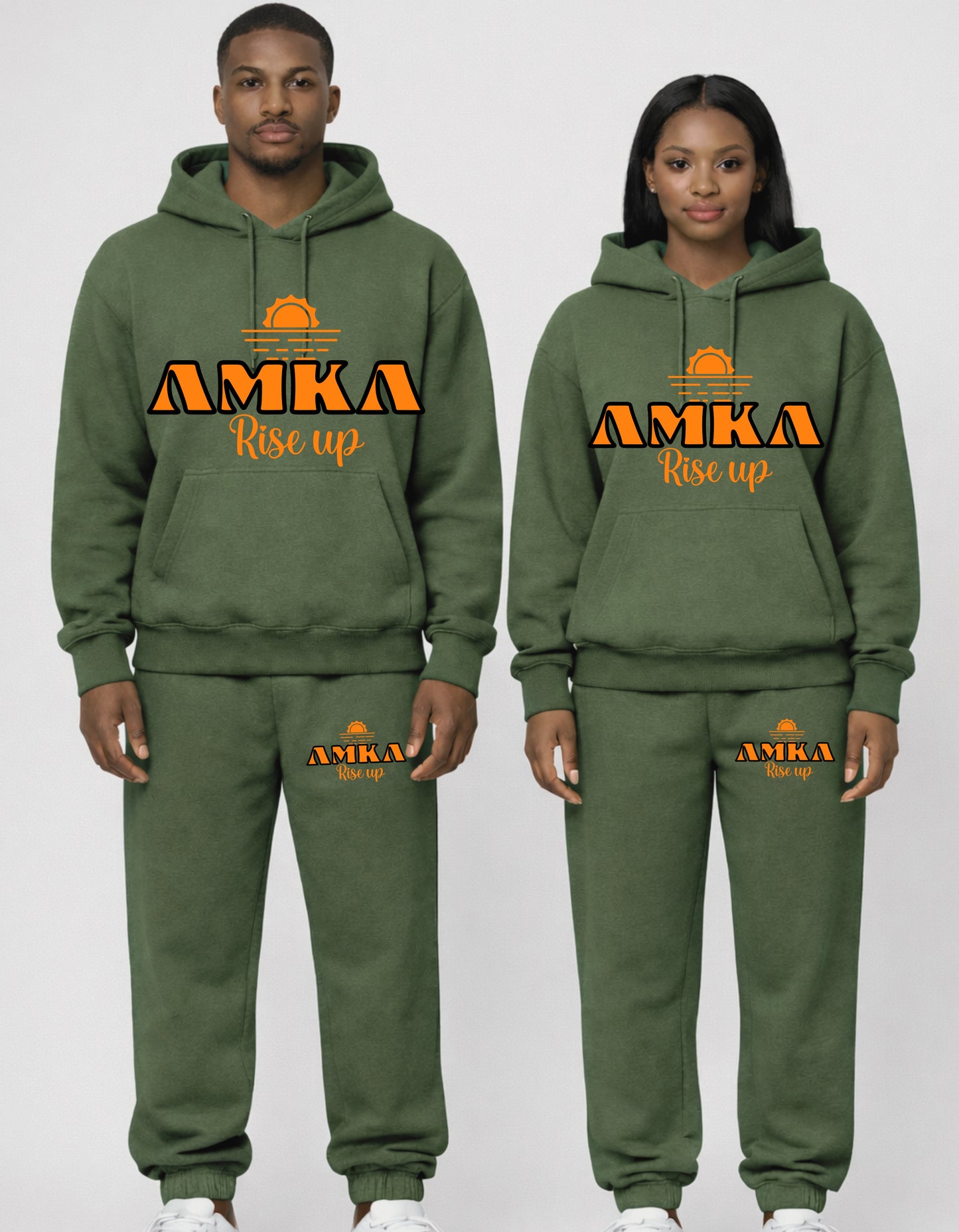 Inspirational Christian biblical verse AMKA Rise up adult and youth unisex sweatpants   comfortable fit