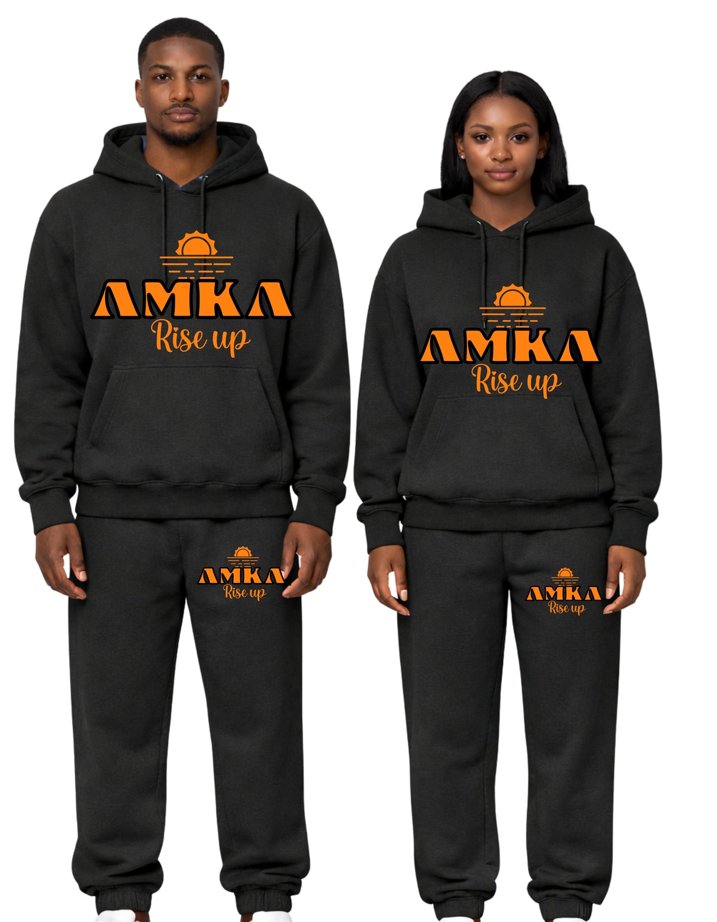 Inspirational Christian biblical verse AMKA Rise up adult and youth unisex sweatpants   comfortable fit