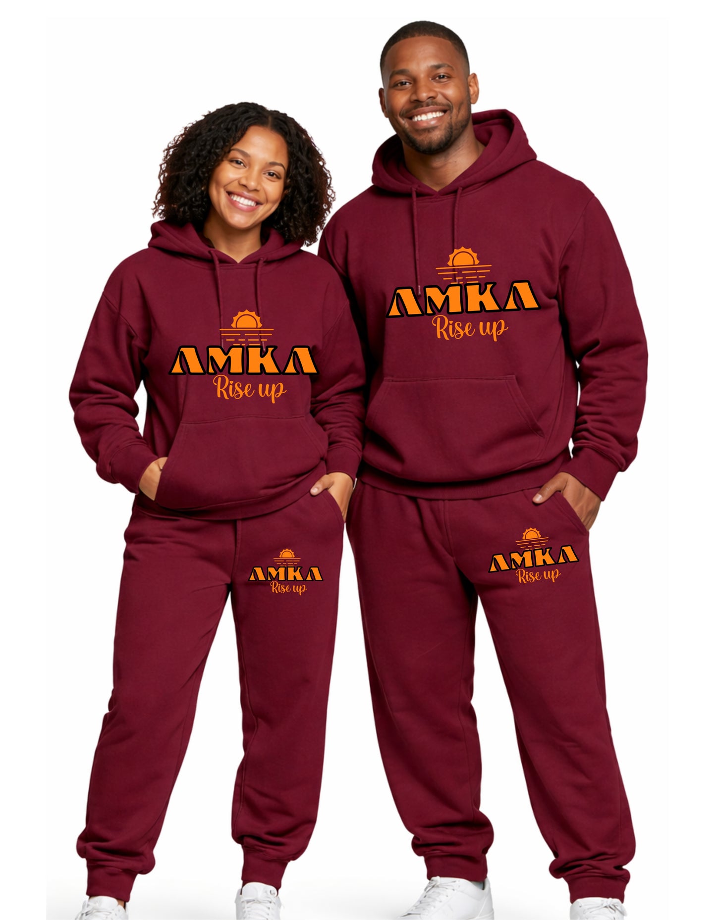 Inspirational Christian biblical verse AMKA Rise up adult and youth unisex sweatpants   comfortable fit