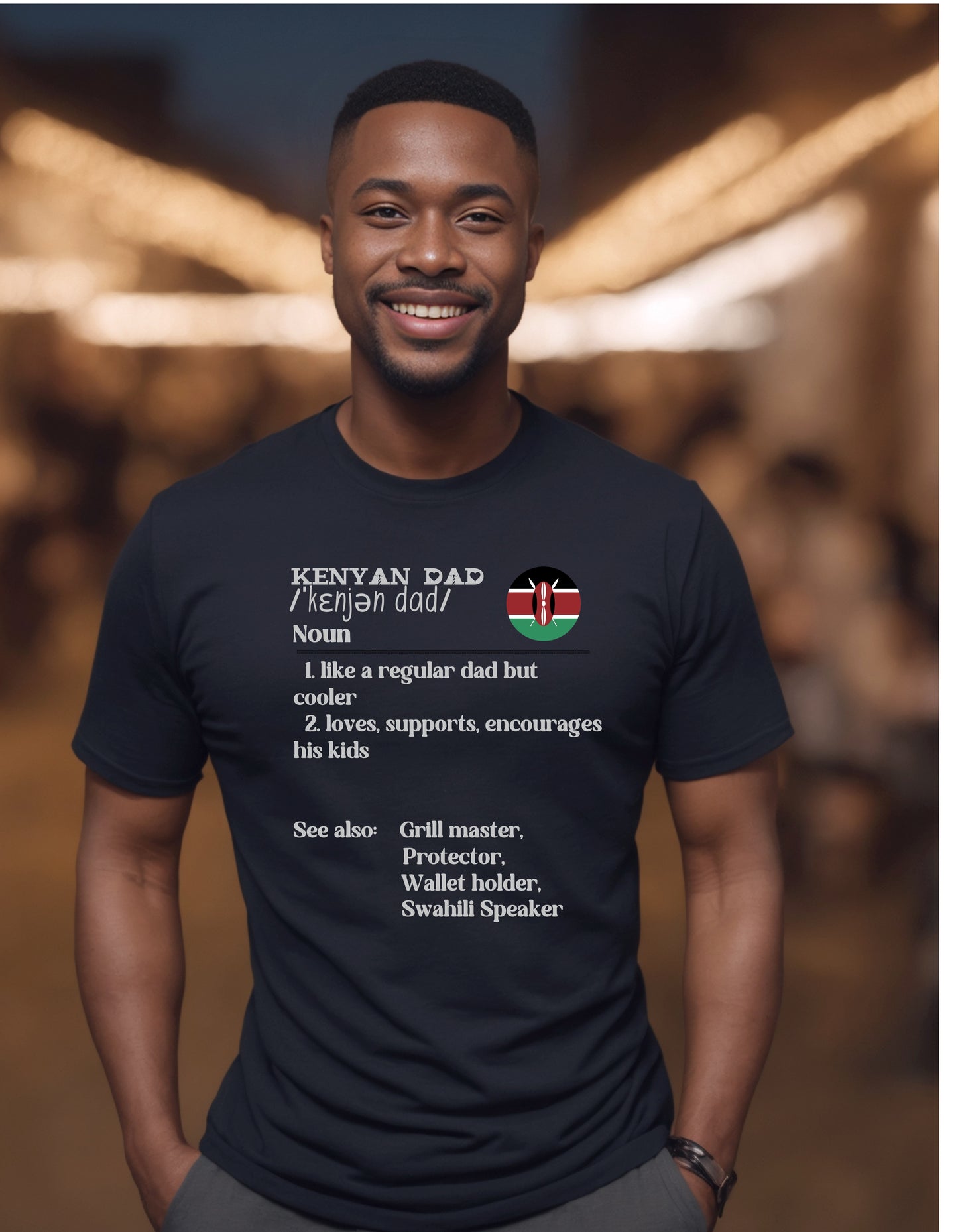 Kenyan Dad with flag funny definition Father’s Day jokes sweatshirt or Tshirt (Copy) (Copy) (Copy)
