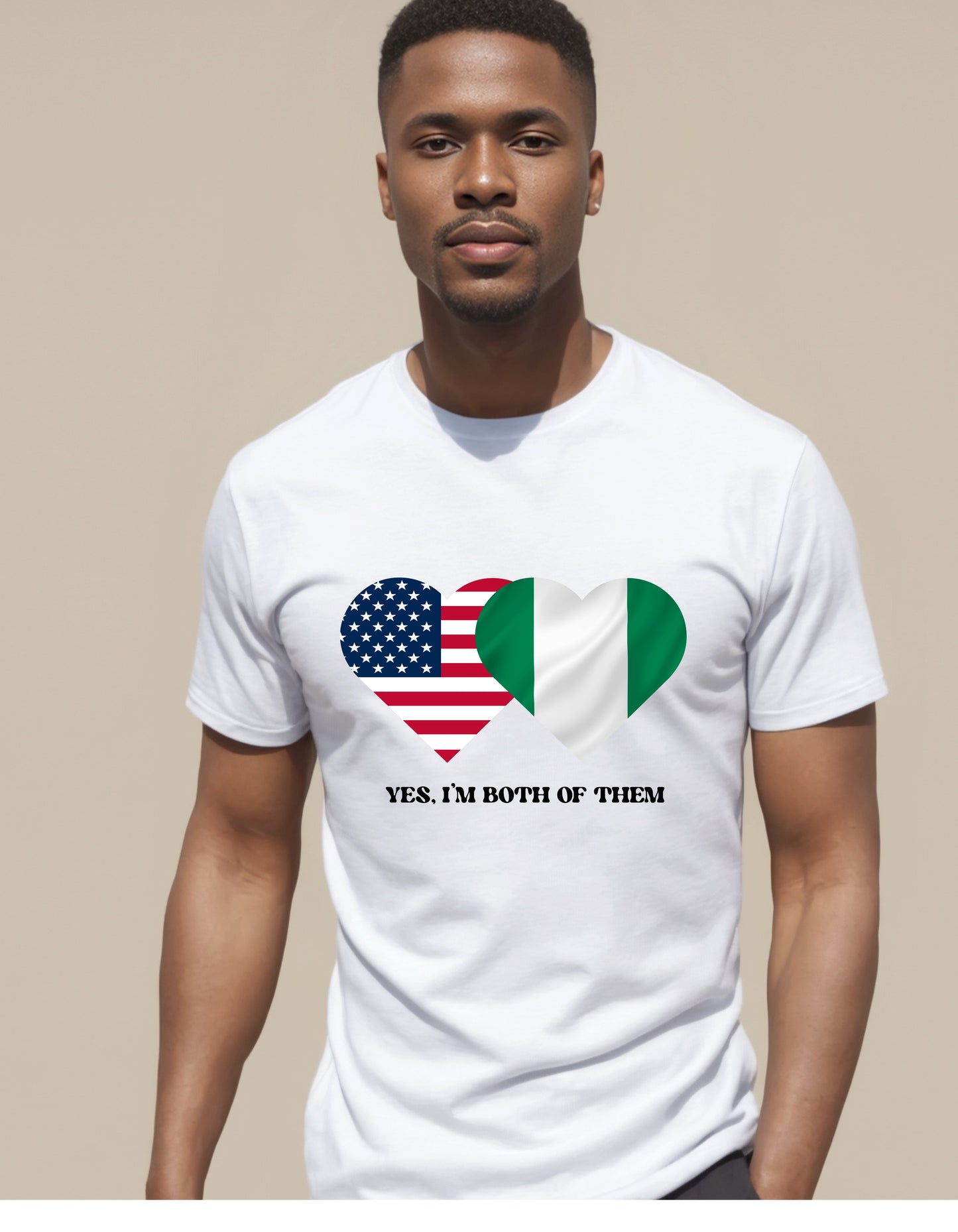 Yes I’m from both with 2 countries flags Nigeria USA dual nationality patriotic sweatshirt or Tshirt (Copy) (Copy) (Copy) (Copy)