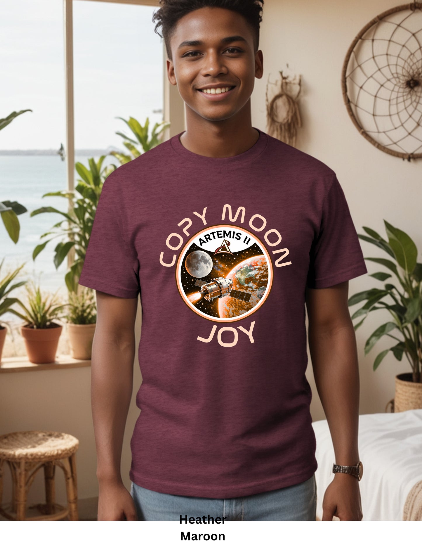 Copy Moon Joy NASA Artemis 2 Tshirt 2 or sweatshirt (Copy) (Copy)