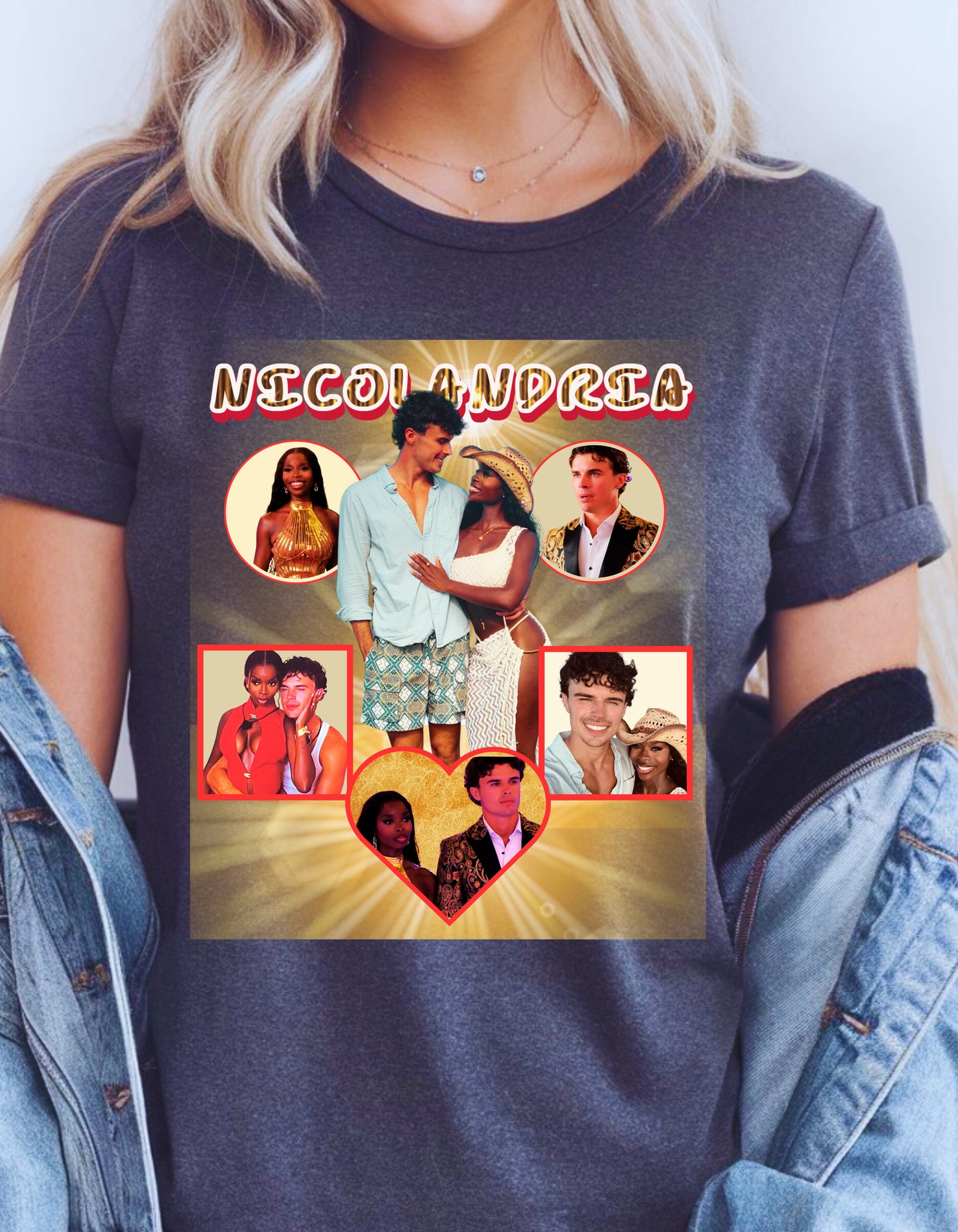 Nicolandria love island finale inspired fan or Tshirt unisex (Copy) (Copy)