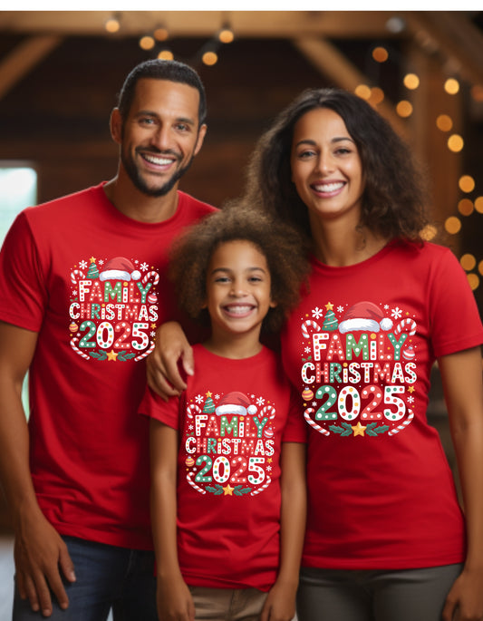 Family Christmas 2025 sweatshirt or Tshirt 1